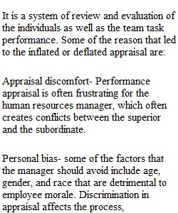 Troubles with Performance Appraisals